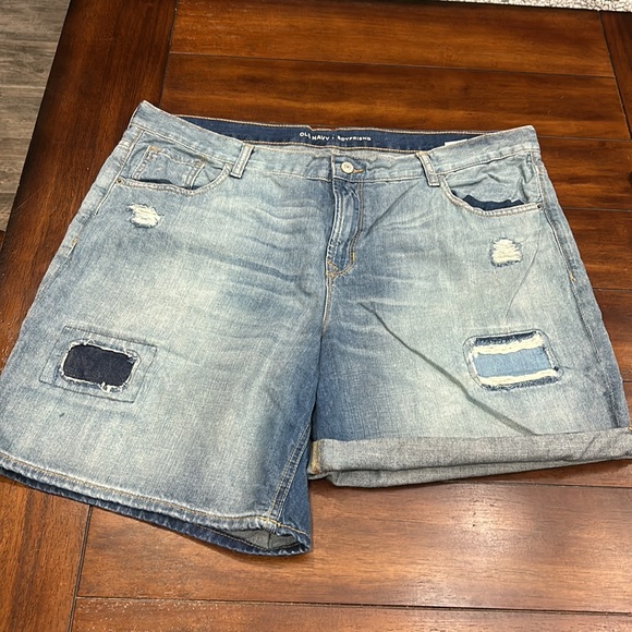 Old Navy Shorts Light Washed 0 Cotton Boyfriend Denim Shorts Poshmark